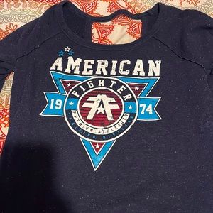 Woman’s American fighter sweater from the buckle